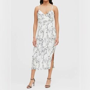 Banana Republic Monochrome Midi Dress
